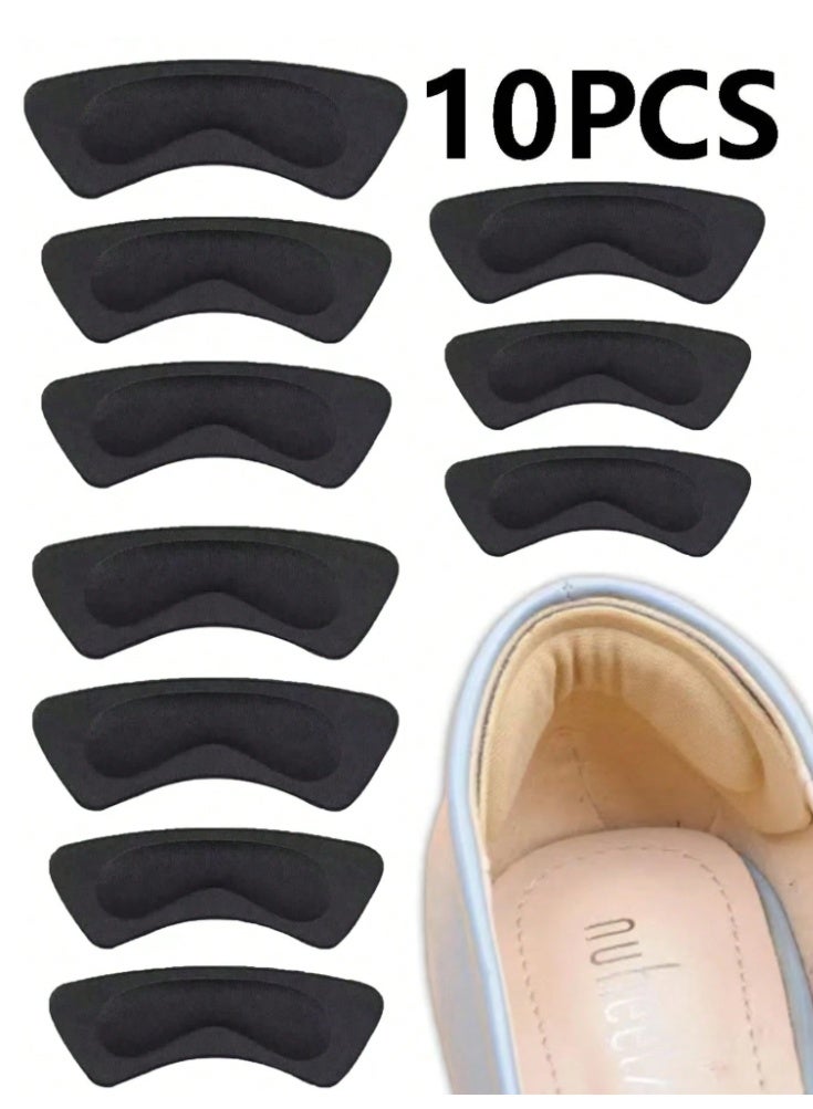 طقم 10 قطع سدادات كعب مريحة مضادة للاحتكاك – تمنع انزلاق الكعب وتحافظ على راحة القدم